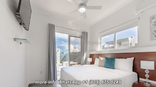 photos for SOSUA: STUNNING MODERN 2-BEDROOM VILLA WITH HUGE OUTDOOR TERRACE