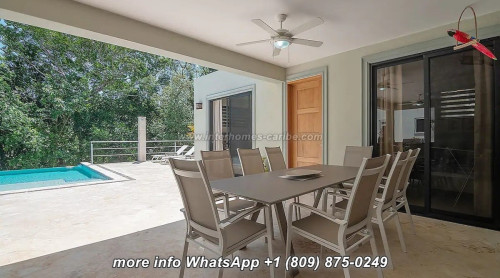 photos for SOSUA: 4-BEDROOM COMFORT VILLA WITH PERFECTLY DESIGNED TERRACES AND POOL AREA