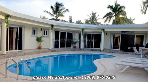 thumbnail for SOSUA: COMPLETELY RENOVATED 3-BEDROOM VILLA WITH SPACIOUS TERRACE AND IN A QUIET LOCATION